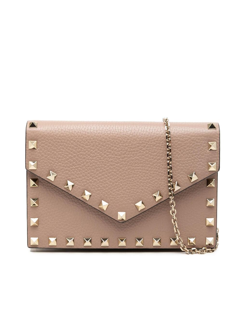 Valentino Pebbled Calfskin Rockstud #288438V63B